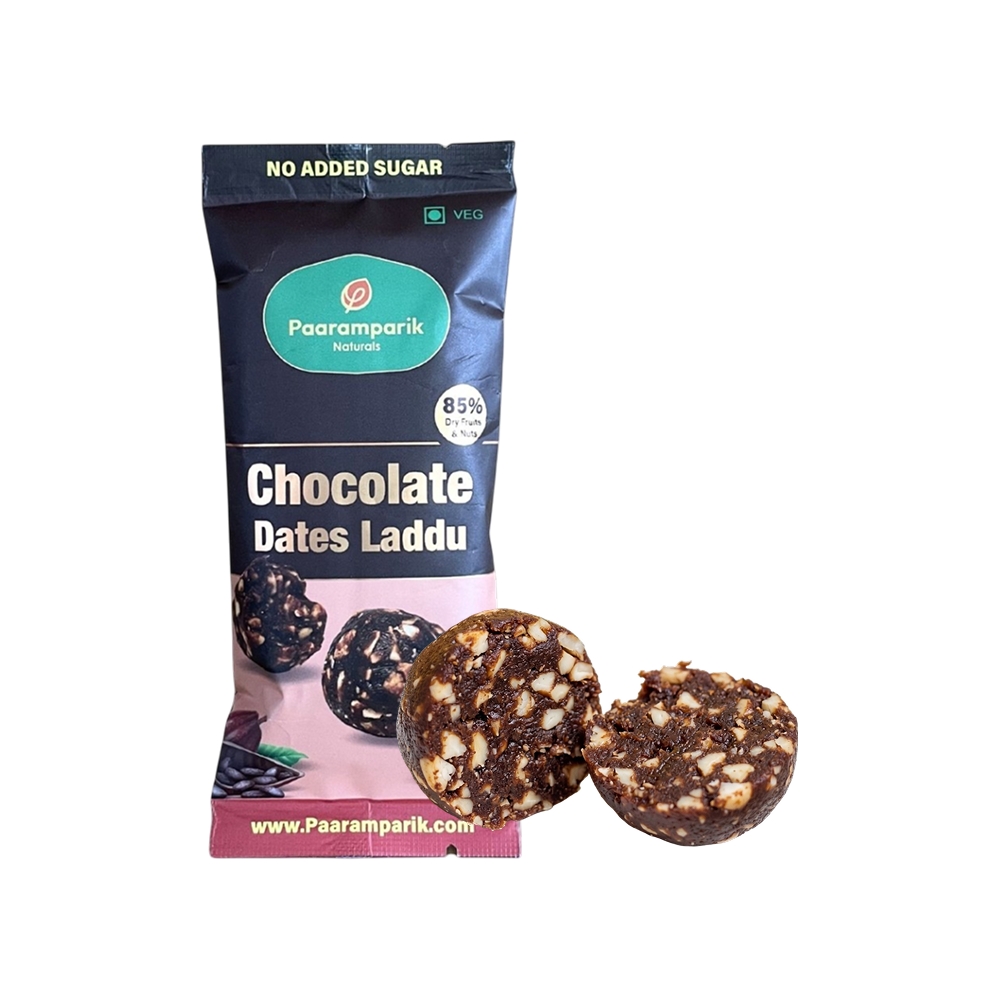 Chocolate Dates Laddu by Paaramparik Naturals Price - Buy Online