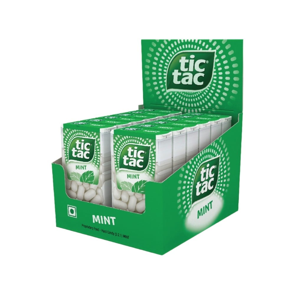 Tic Tac Mint Candies, 156g (Pack of Pack of 12 · 13 g (156 g total) - Image 1