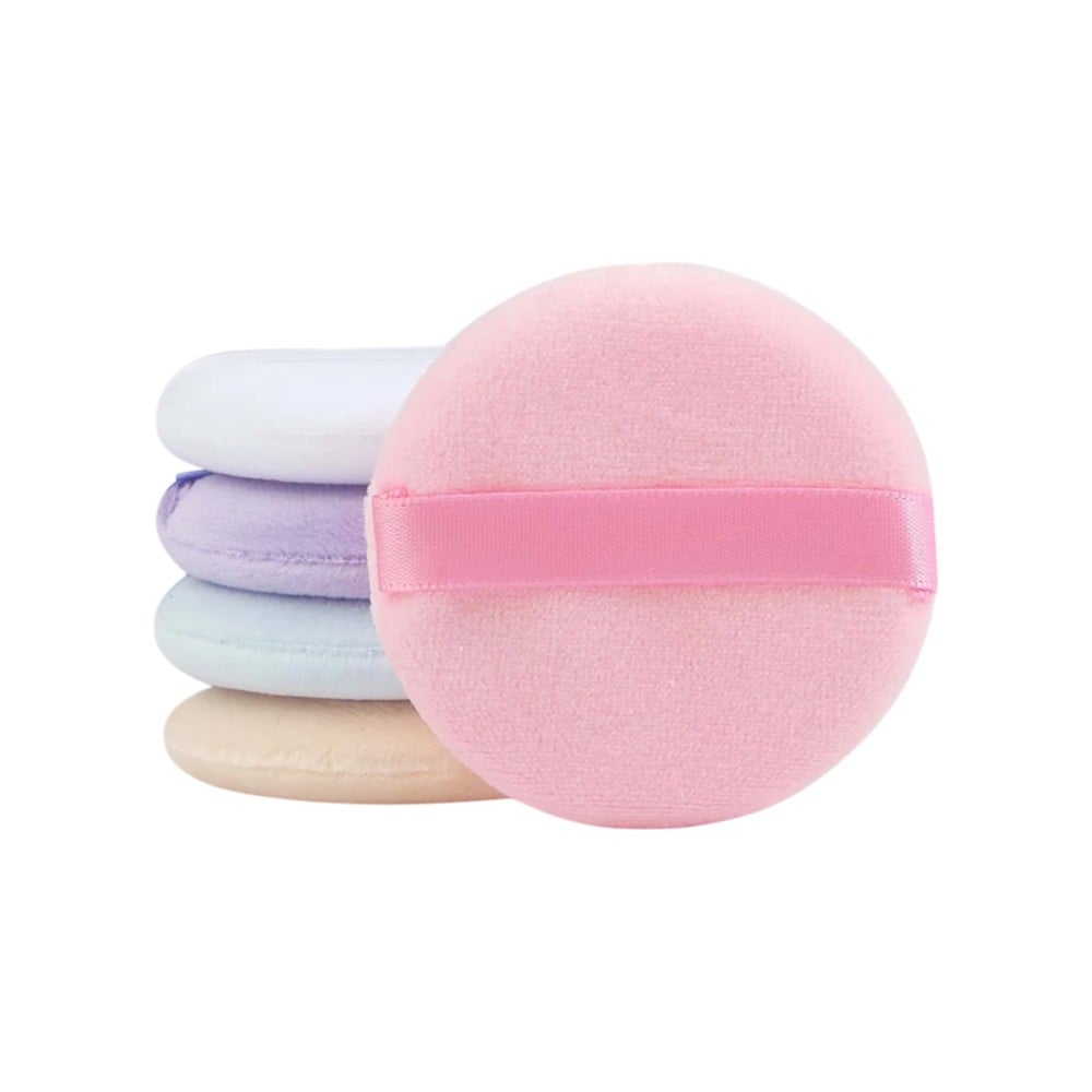 Round Powder Gleva Washable Makeup Powder Puff Price - Buy Online at Best Price in India