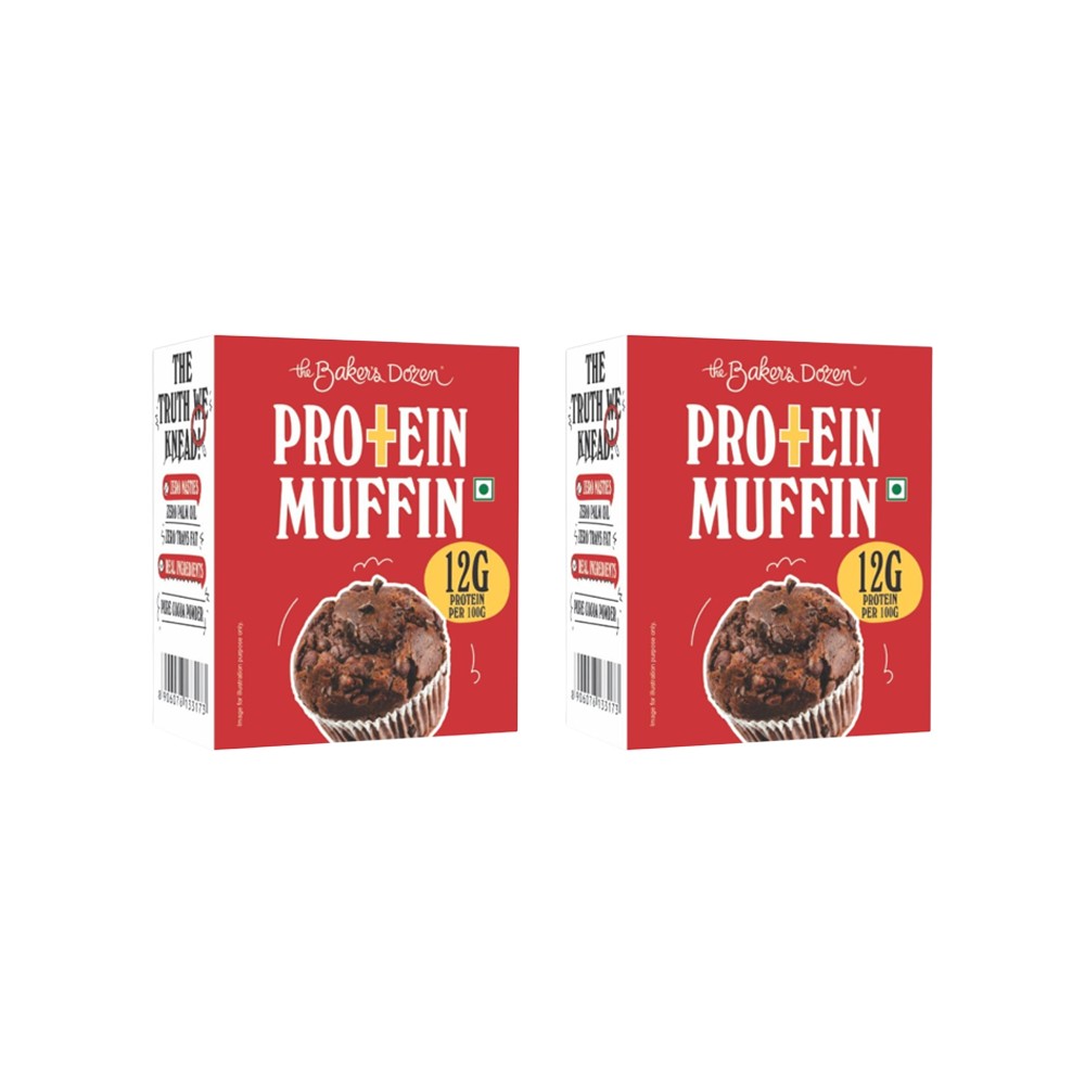 The Baker s Dozen Protein Chocolate Muffin Pack Of 2 Price Buy the-baker-s-dozen-protein-chocolate-muffin-pack-of-2-price-buy
