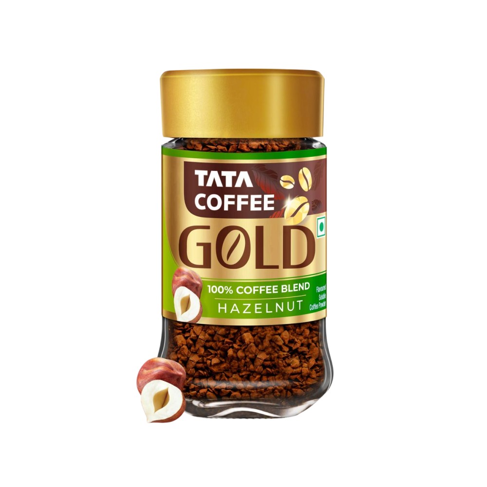 Tata Coffee Gold Hazelnut Flavoured Instant Coffee Price - Buy Online ...