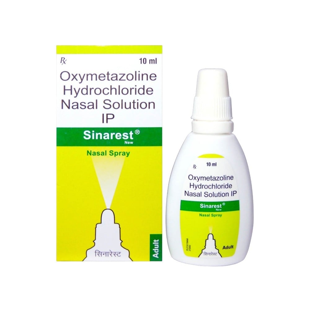 Sinarest Tablet Inhaler Sinarest New 0.05% Adult Bottle of 10 ml Nasal Spray Price - Buy Online ...