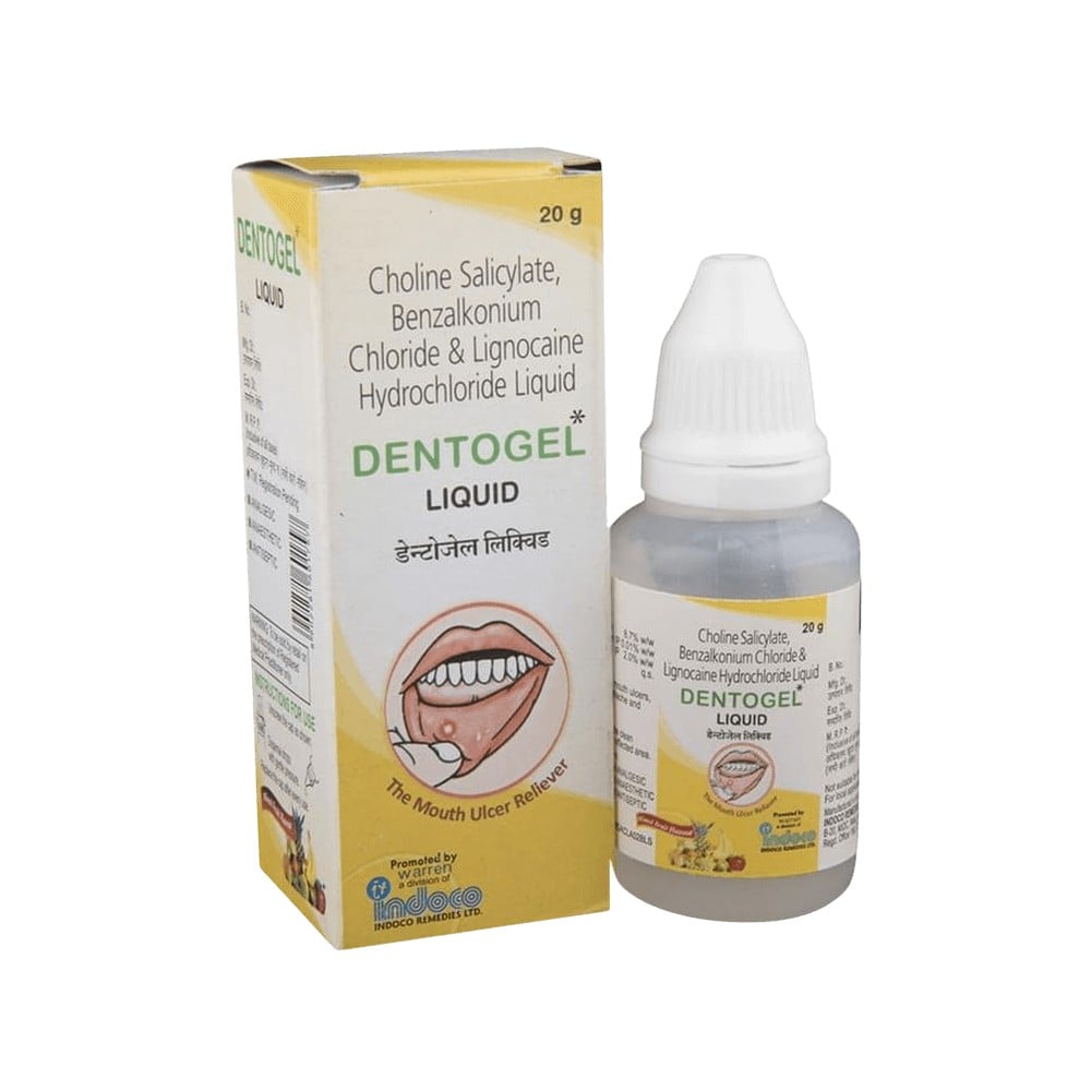 Dentogen Dentogel Mixed Fruit Flavour Bottle of 20gm Liquid Price - Buy Online ...