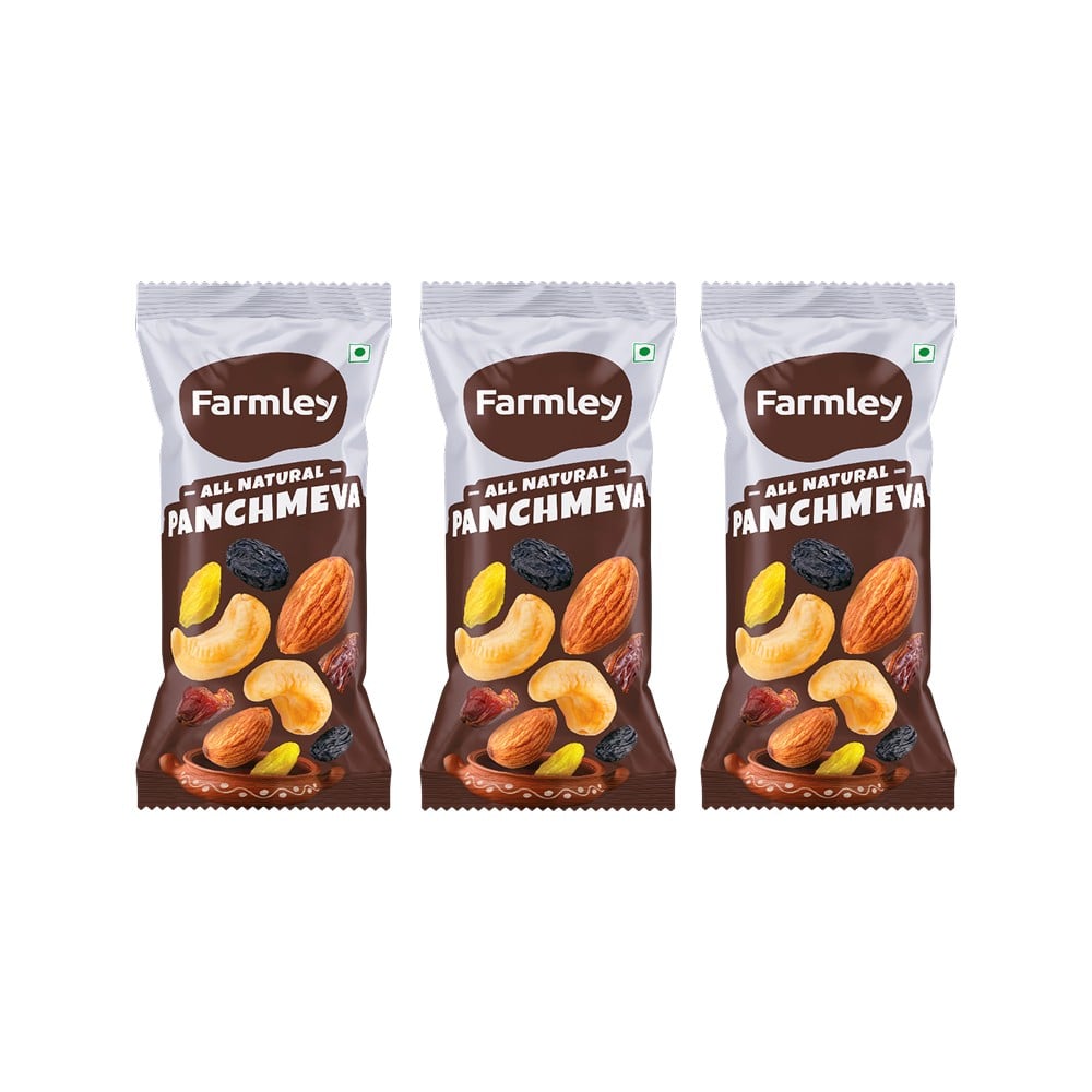 Farmley Panchmeva Dry Fruit Mix - Pack of 3 Price - Buy Online at ₹122 ...