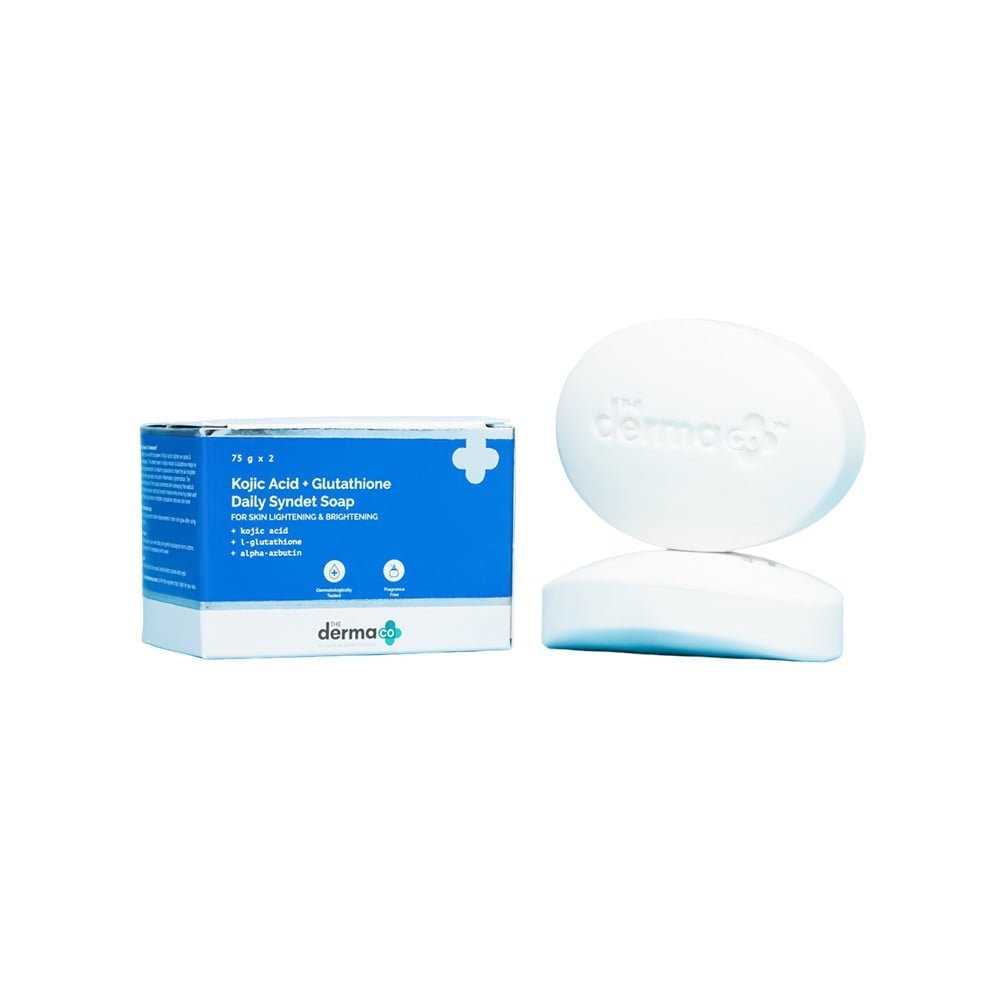 The Derma Co Kojic Acid + L-Glutathione Syndet Soap Price