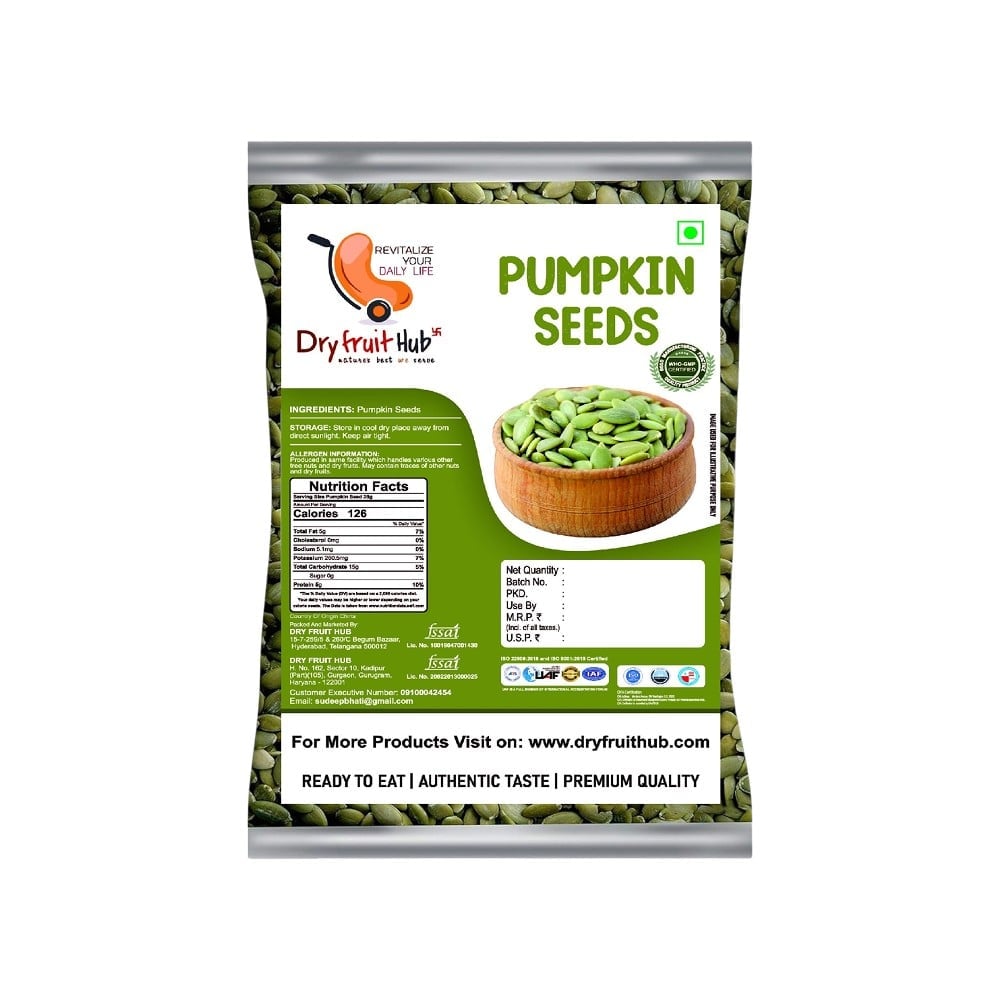 Dry Fruit Hub Pumpkin Seeds Price - Buy Online at Best Price in India