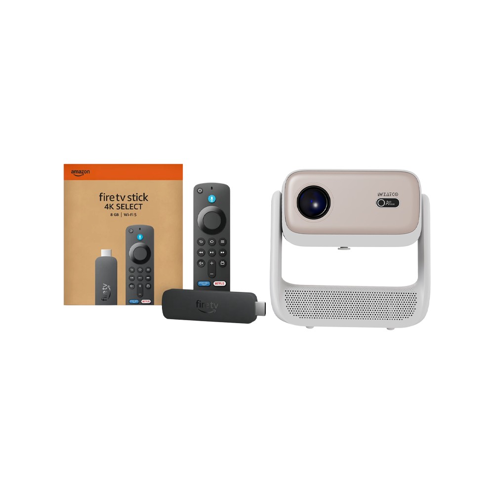 Amazon All New Fire TV Stick 4K Select TV Stick (Black) + Wzatco