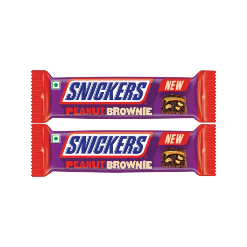 Pastaio Snickers Inida Snickers Peanut Brownie Filled Bar - Pack of 2 Price - Buy Online at ...