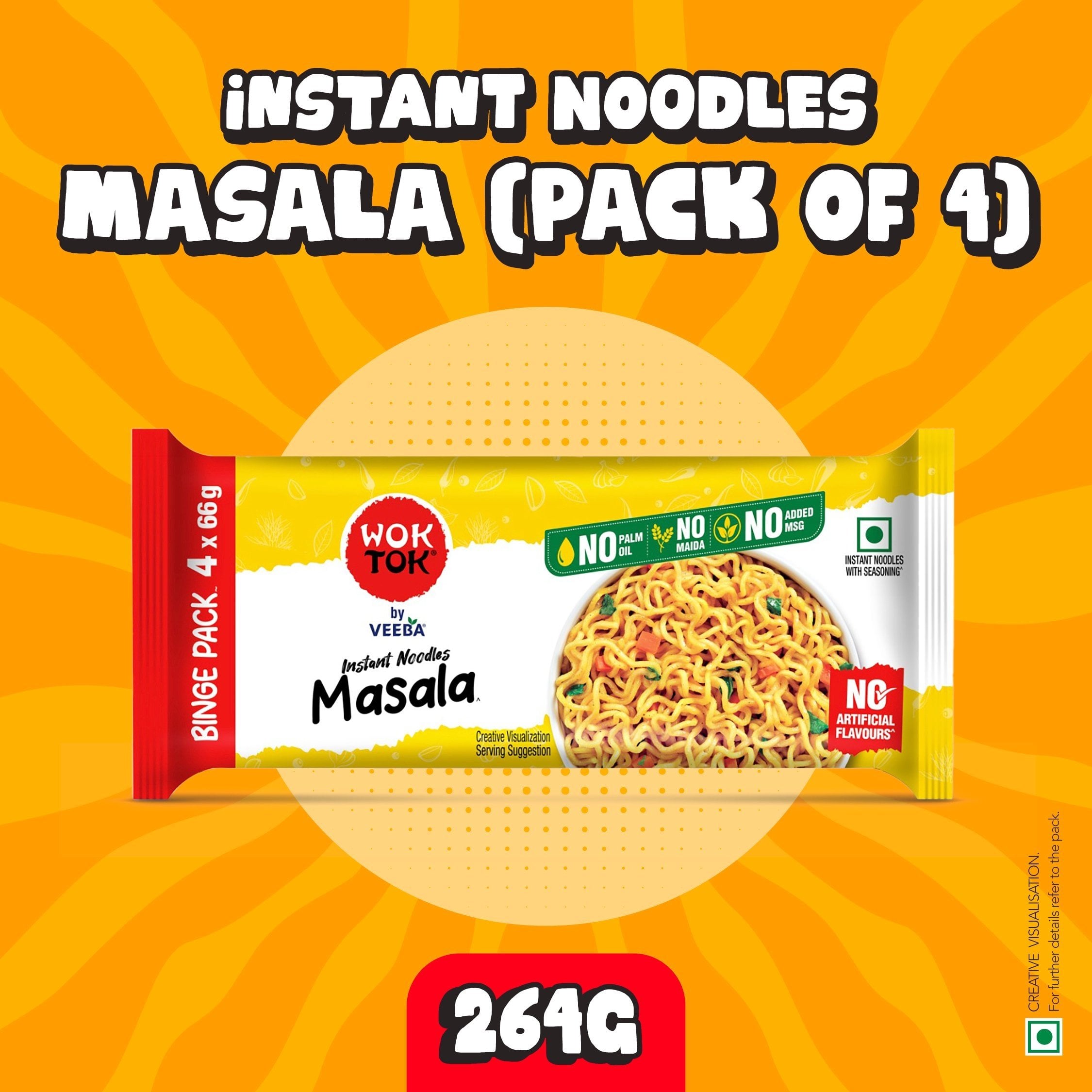 Wok Tok by Veeba Masala Instant Noodles Price - Buy Online at ₹54 in India