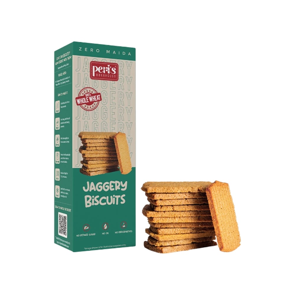 Peri's Bakehouse Whole Wheat Jaggery Biscuit