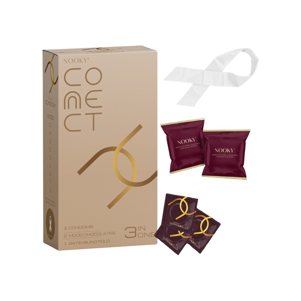 Nooky 3-in-1 Premium Connect Condom Kit Price - Buy Online at ₹299 in India