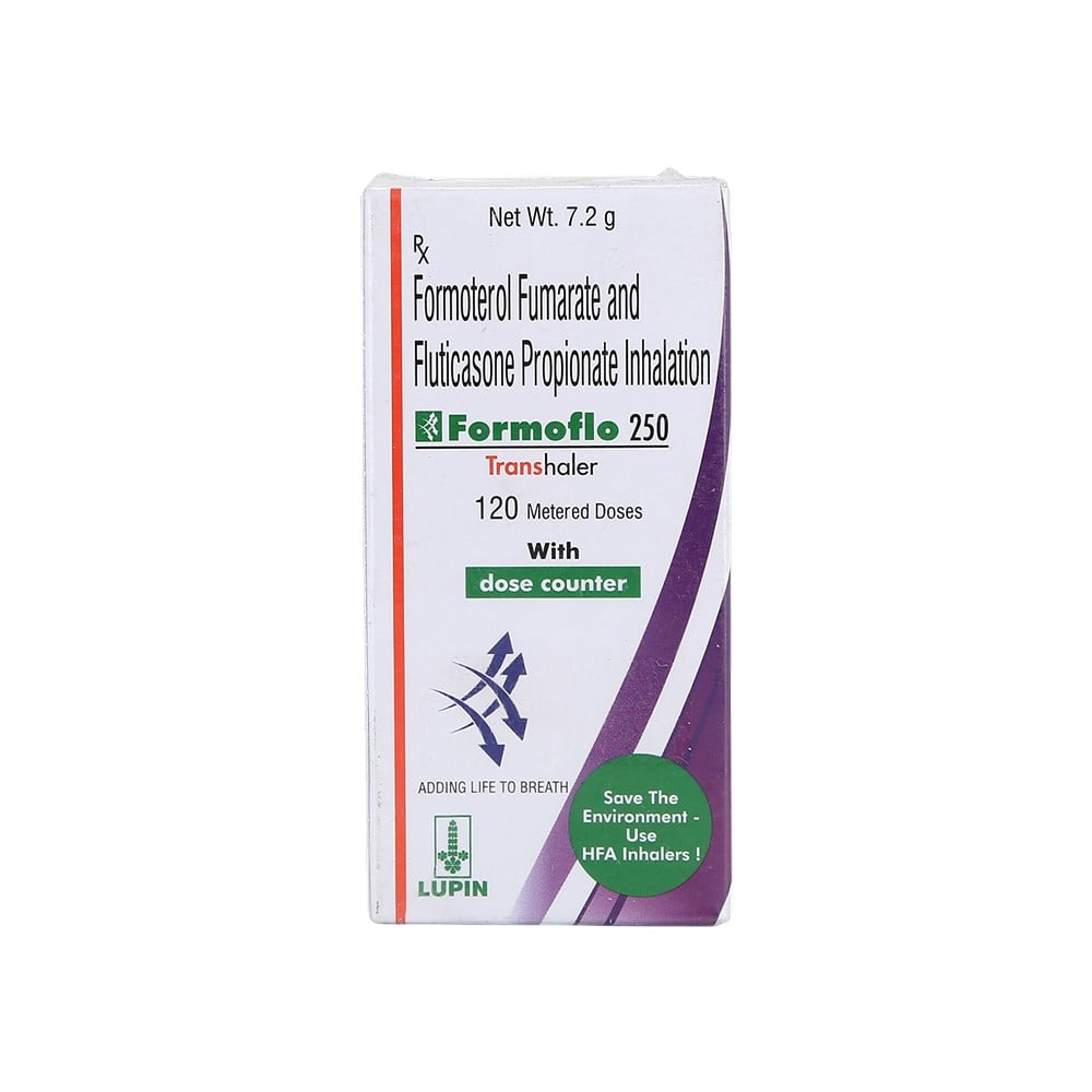 Formoflo G Inhaler Formoflo 250mcg Packet Of 120md Transhaler Price - Buy Online at ₹782 ...