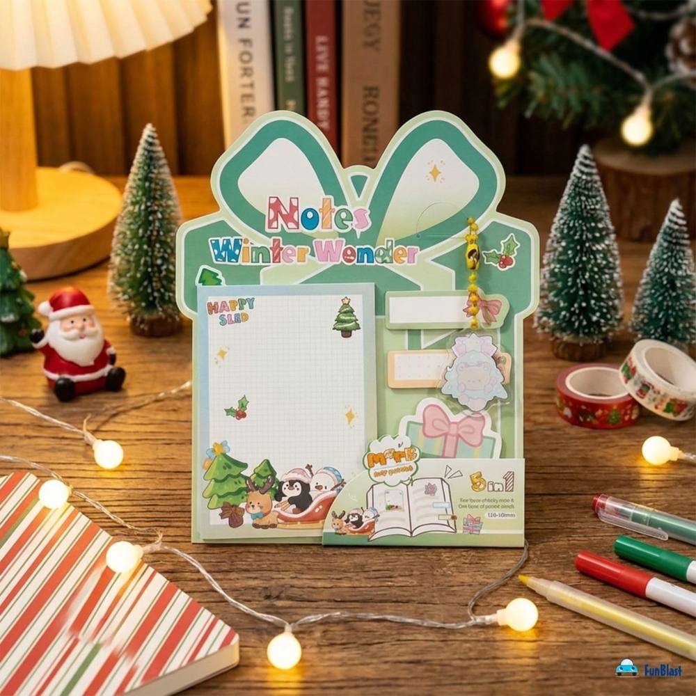 FunBlast Merry Christmas Sticky Notes (Green) Price - Buy Online at ...