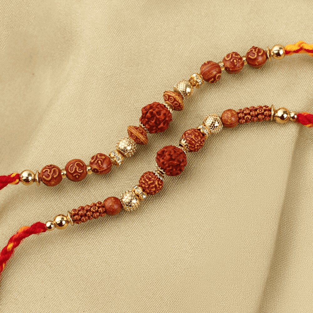 Rudraksh Rakhi Set by Shubh Price - Buy Online at Best Price in India