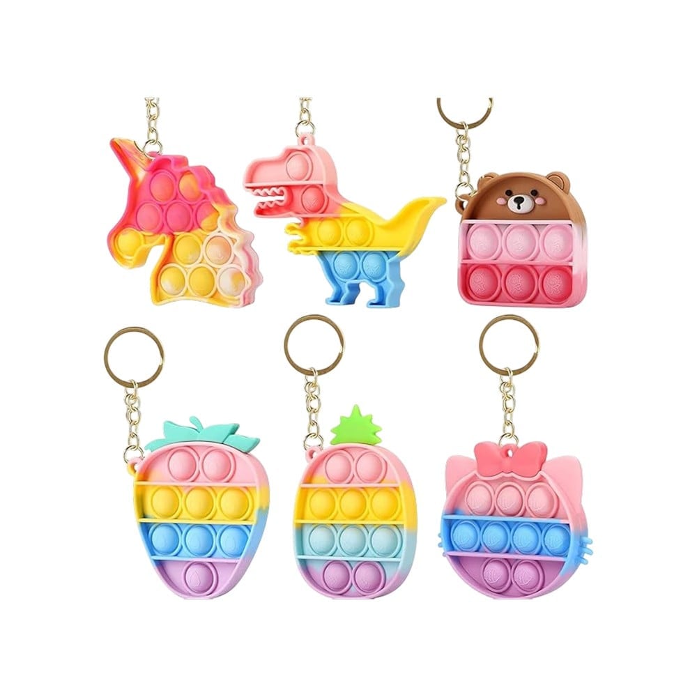 Hemito Rainbow Bubble Keychain Fidget Toy Price - Buy Online at Best ...