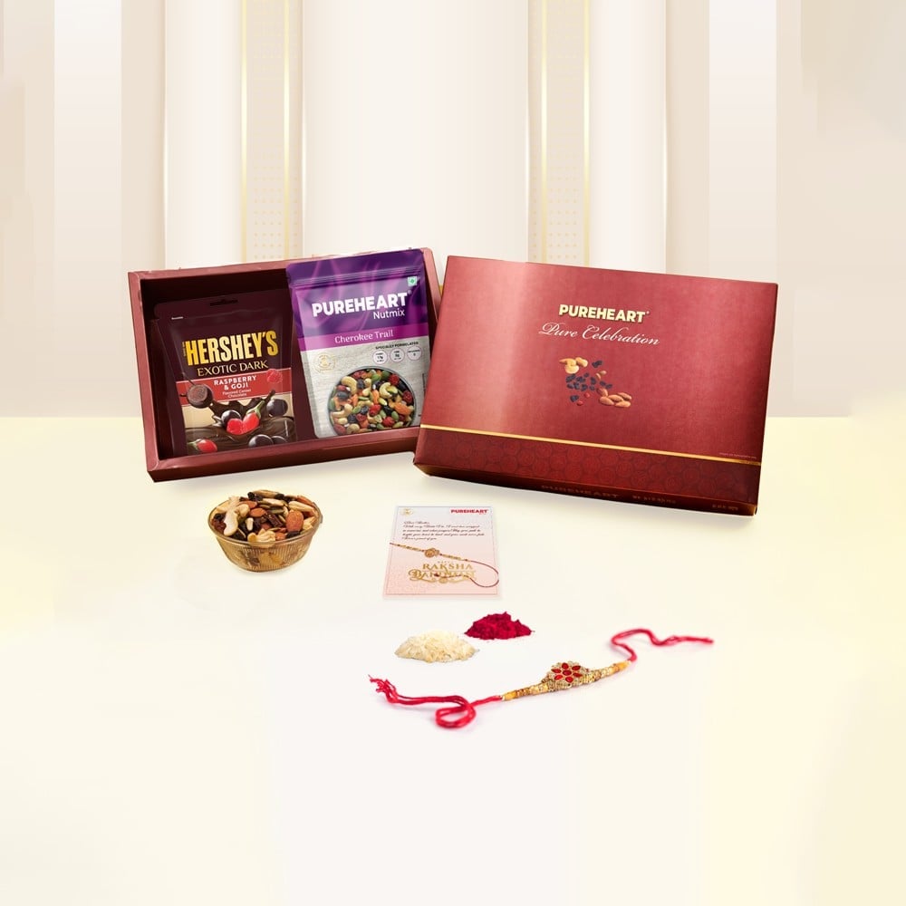 Pureheart Dry Fruits & Nuts Rakhi Gift Pack Price - Buy Online at Best ...
