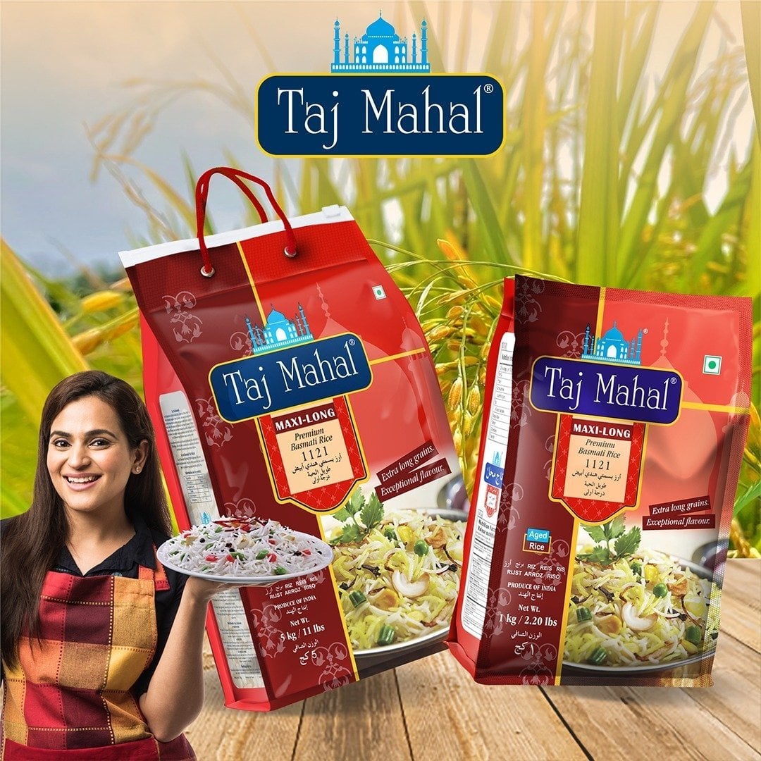 Taj Mahal Maxi Long Basmati Rice (Extra Long Grain) (Chawal, Rice ...