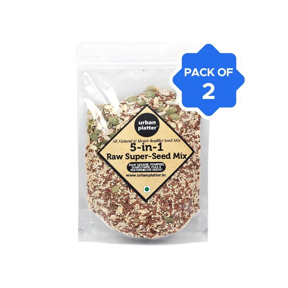 Urban Platter 5-in-1 Raw Super Seeds Mix - Pack of 2 Price - Buy Online ...