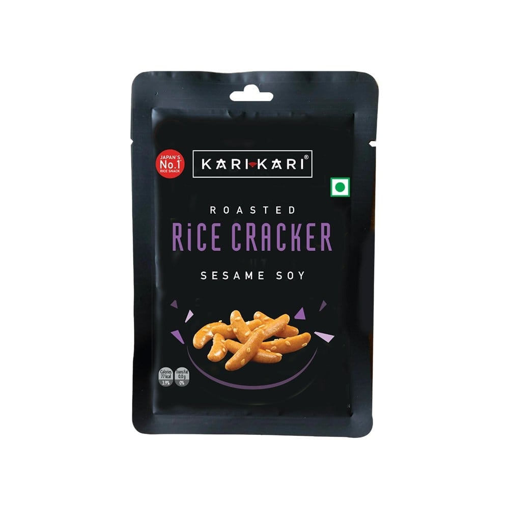 Kari Kari Roasted Rice Cracker (Sesame Soy) Price - Buy Online at Best ...