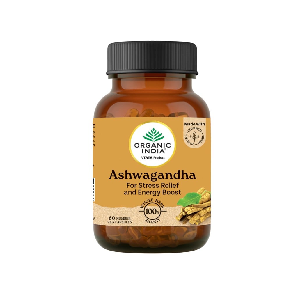 Organic India Ashwagandha Capsules Price - Buy Online at ₹220 in India