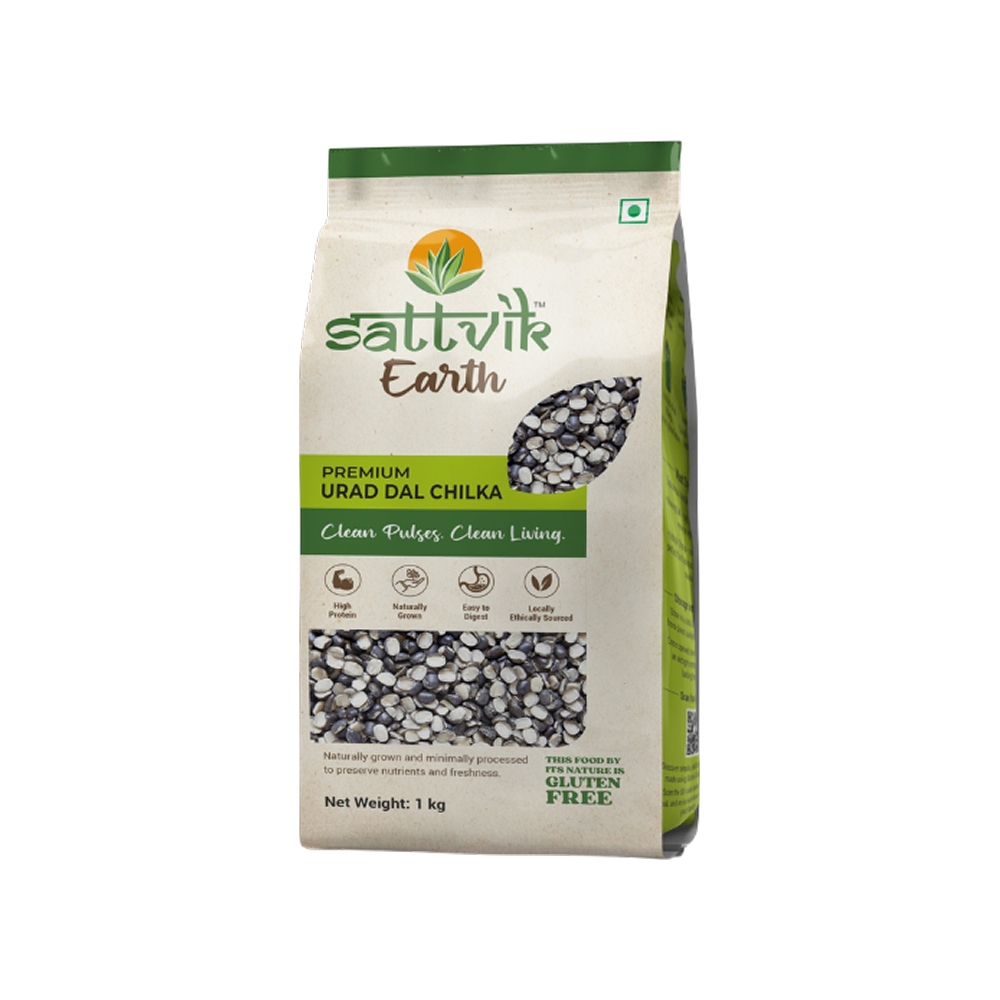 Sattvik Element Sattvik Earth Premium Urad Dal (Chilka) Price - Buy Online at ₹189 in India
