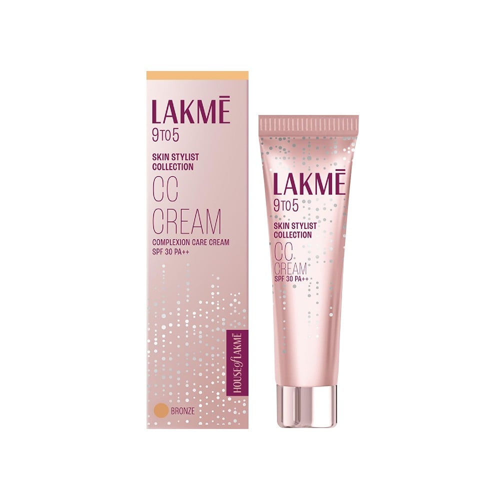 Lakme 9To5 CC Cream (Bronze) Price - Buy Online at ₹366 in India