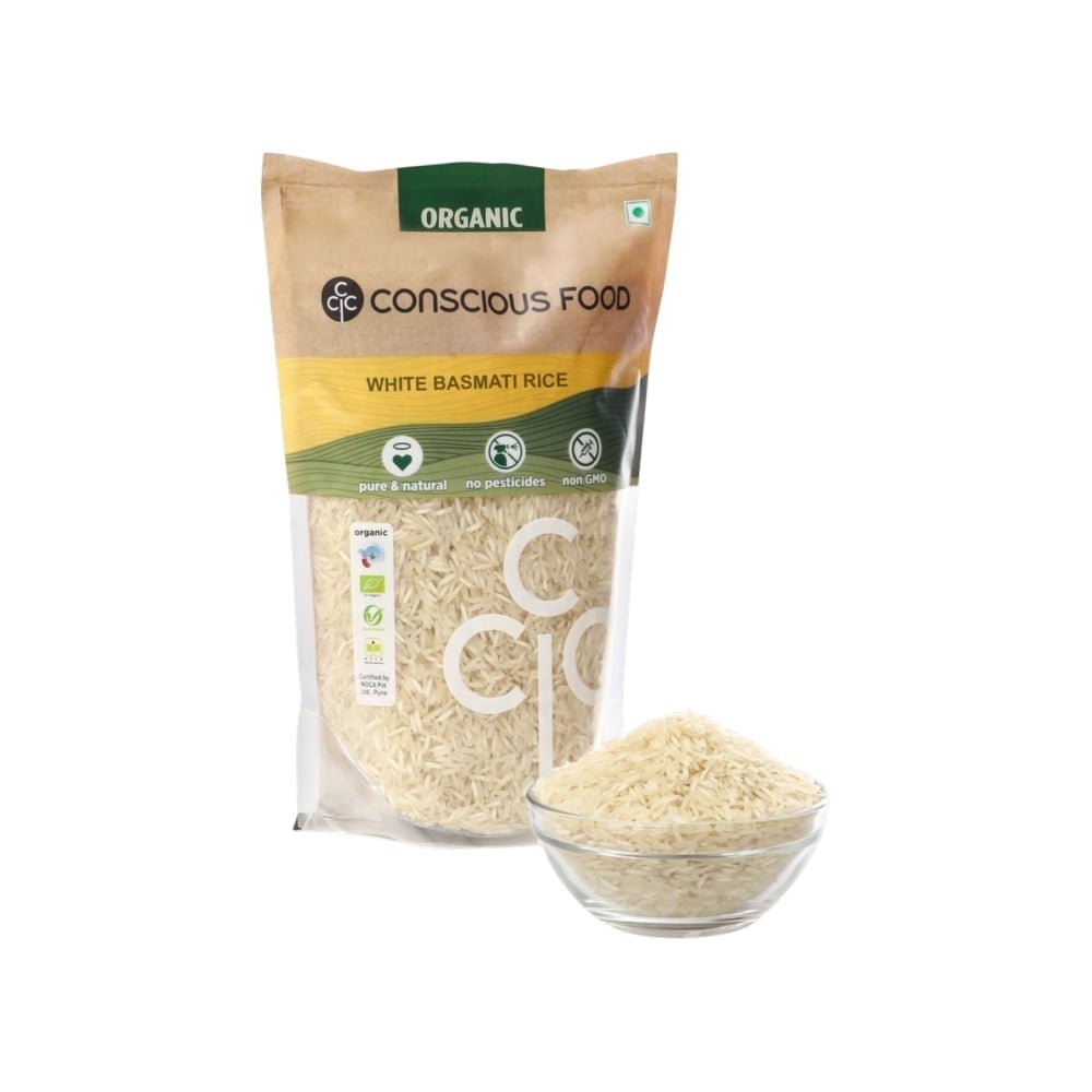 Conscious Food Long Grain Organic Basmati Rice Price - Buy Online at ...