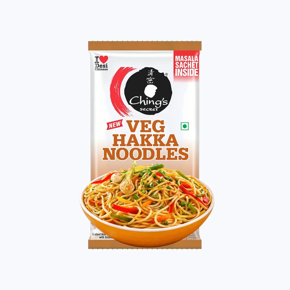 Hakka Noodles with Masala (Not Fried, Air Dried)