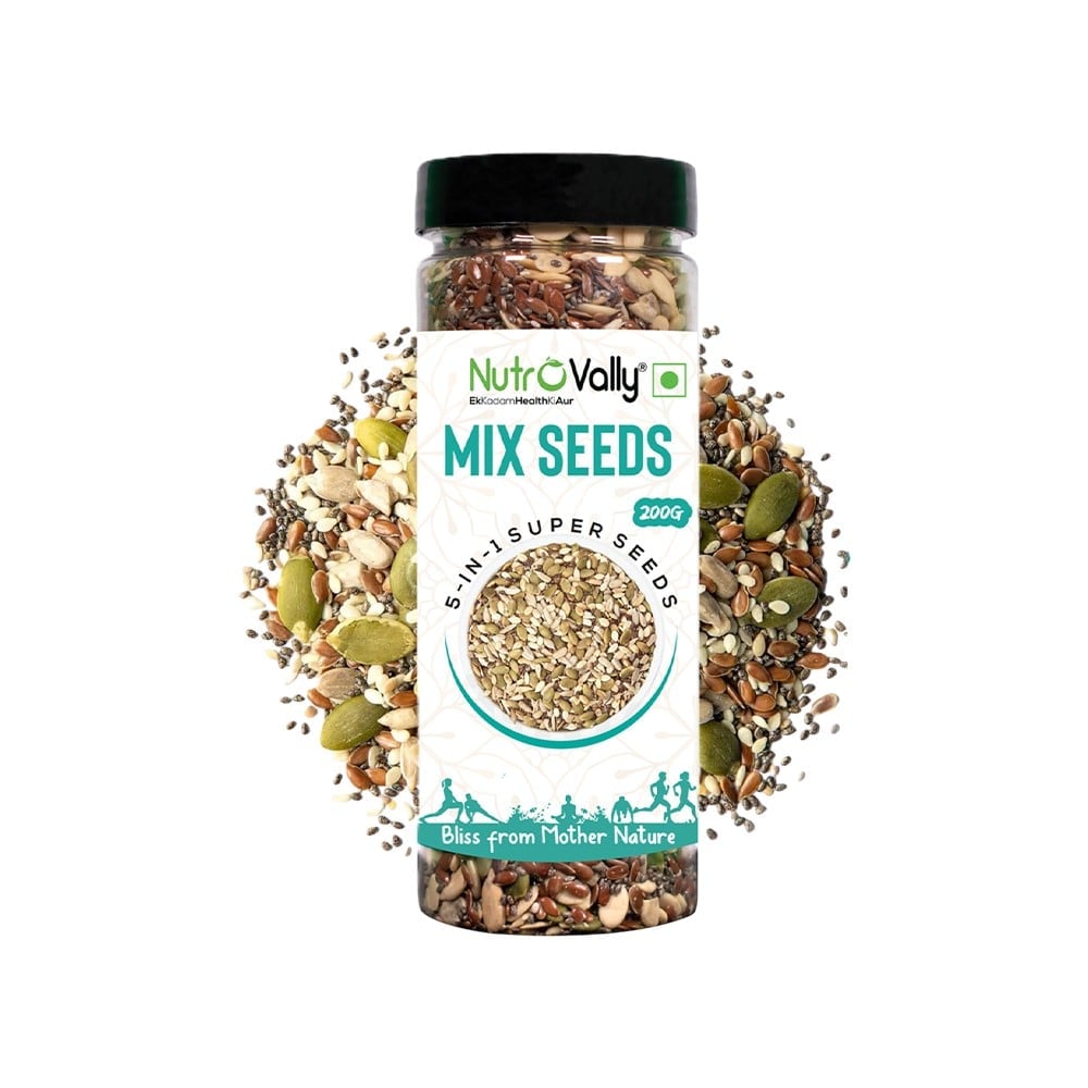 NutroVally 5-In-1 Super Seeds Mix Price - Buy Online at Best Price in India