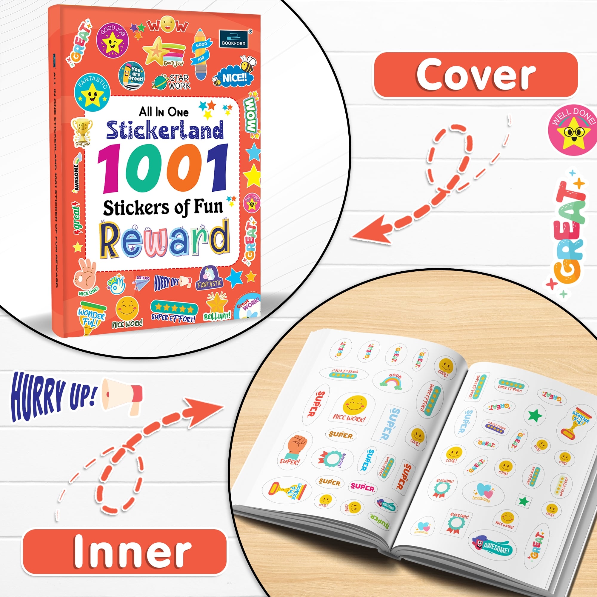 1001 Reward Sticker Book for Kids Price - Buy Online at Best Price in India