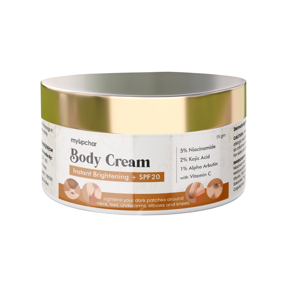 Myupchar Ayurveda Instant Brightening & Whitening SPF 20 Body Cream