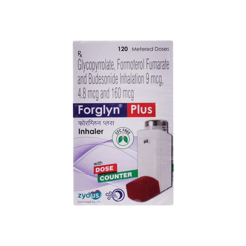 Forglyn Plus Box Of 120 Metered Dose Inhaler Price - Buy Online at ₹830 ...