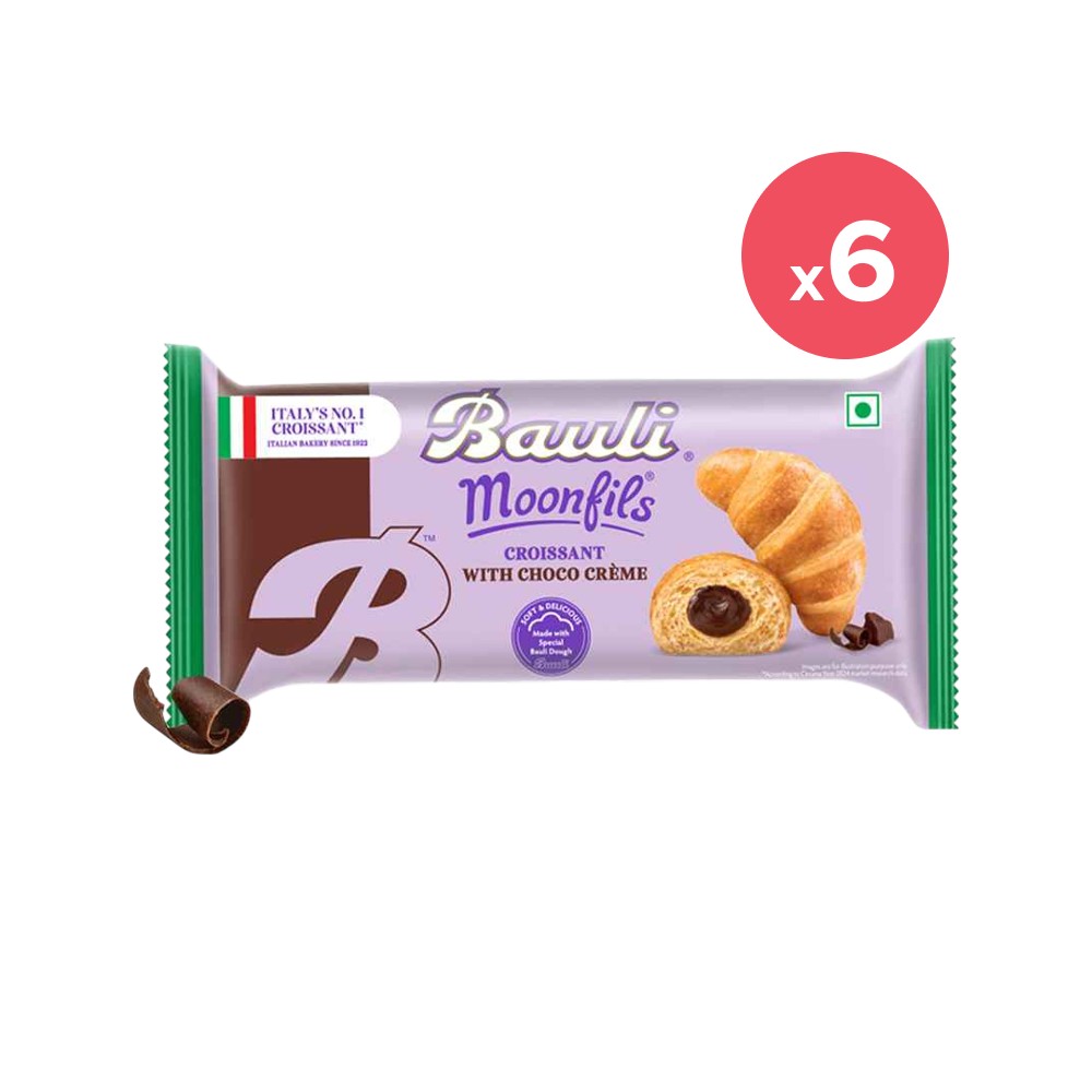 Bauli Moonfils Chocolate Crème Soft Croissant - Pack of 6 Price - Buy ...