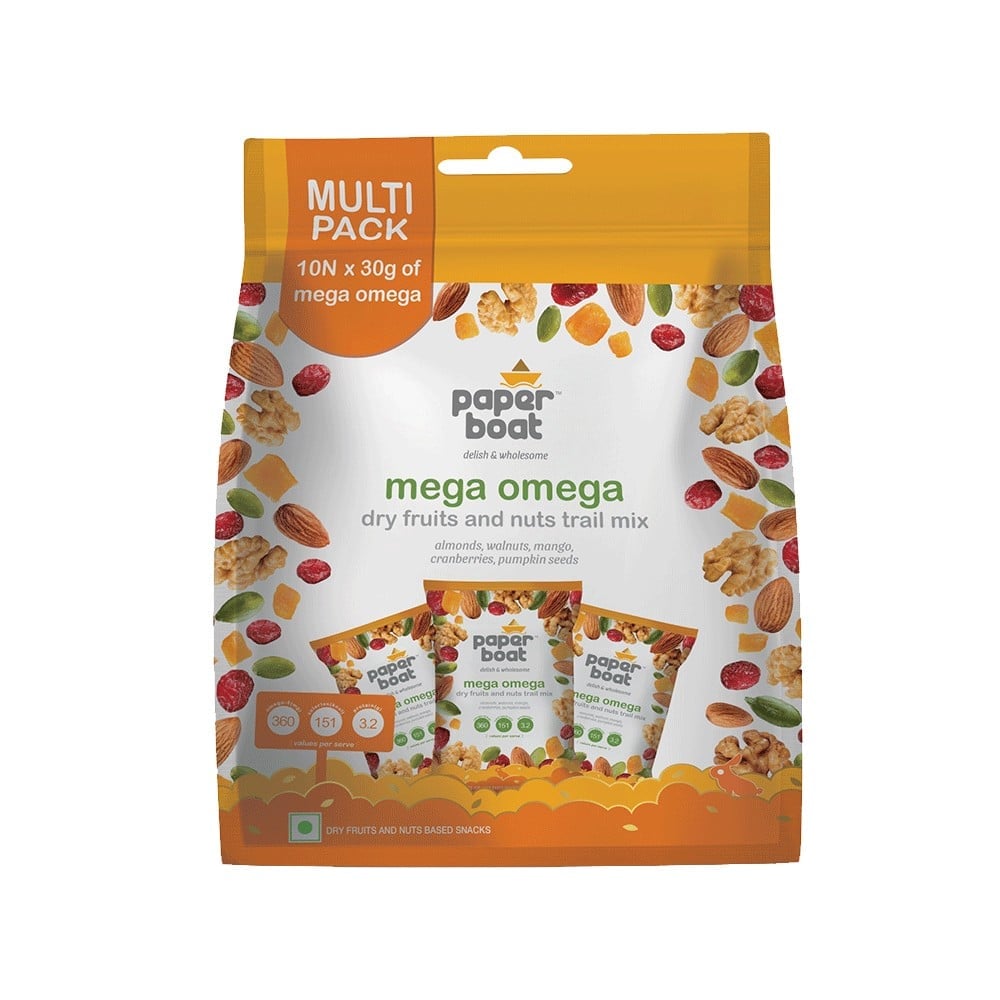 Paper Boat Mega Omega Dry Fruit Trail Mix Price - Buy Online at ₹535 in ...