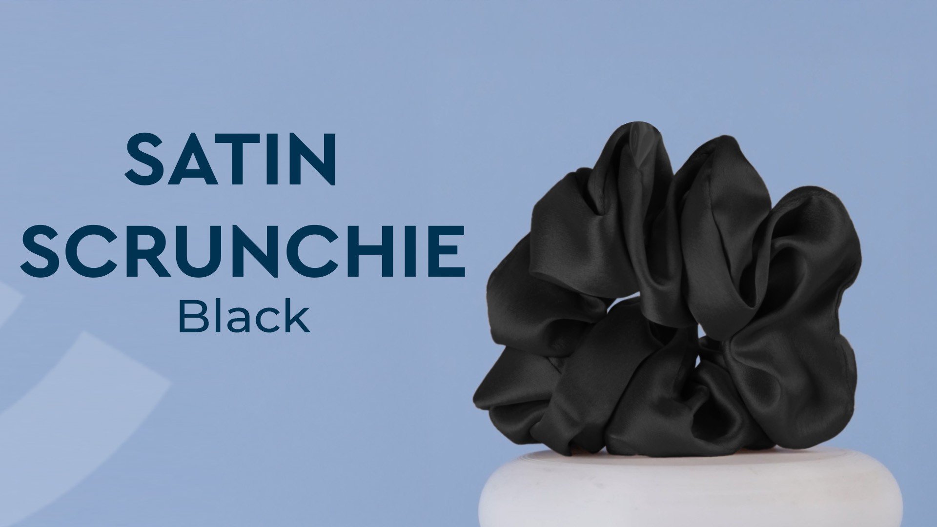 GUBB Satin Scrunchie (Black) Price - Buy Online at ₹99 in India