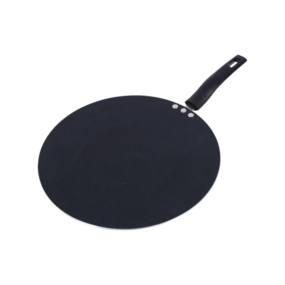 Bombay Kookware Flat Roti tawa 320 3.5 mm Non-Stick Flat Tawa (Aluminium, Black)