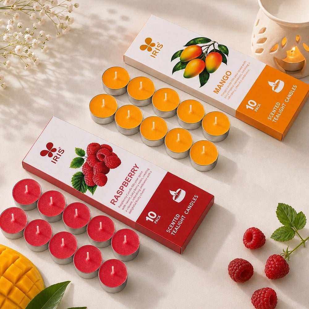 IRIS Tea Light Candles (Mango & Raspberry) Price - Buy Online at ₹151 ...