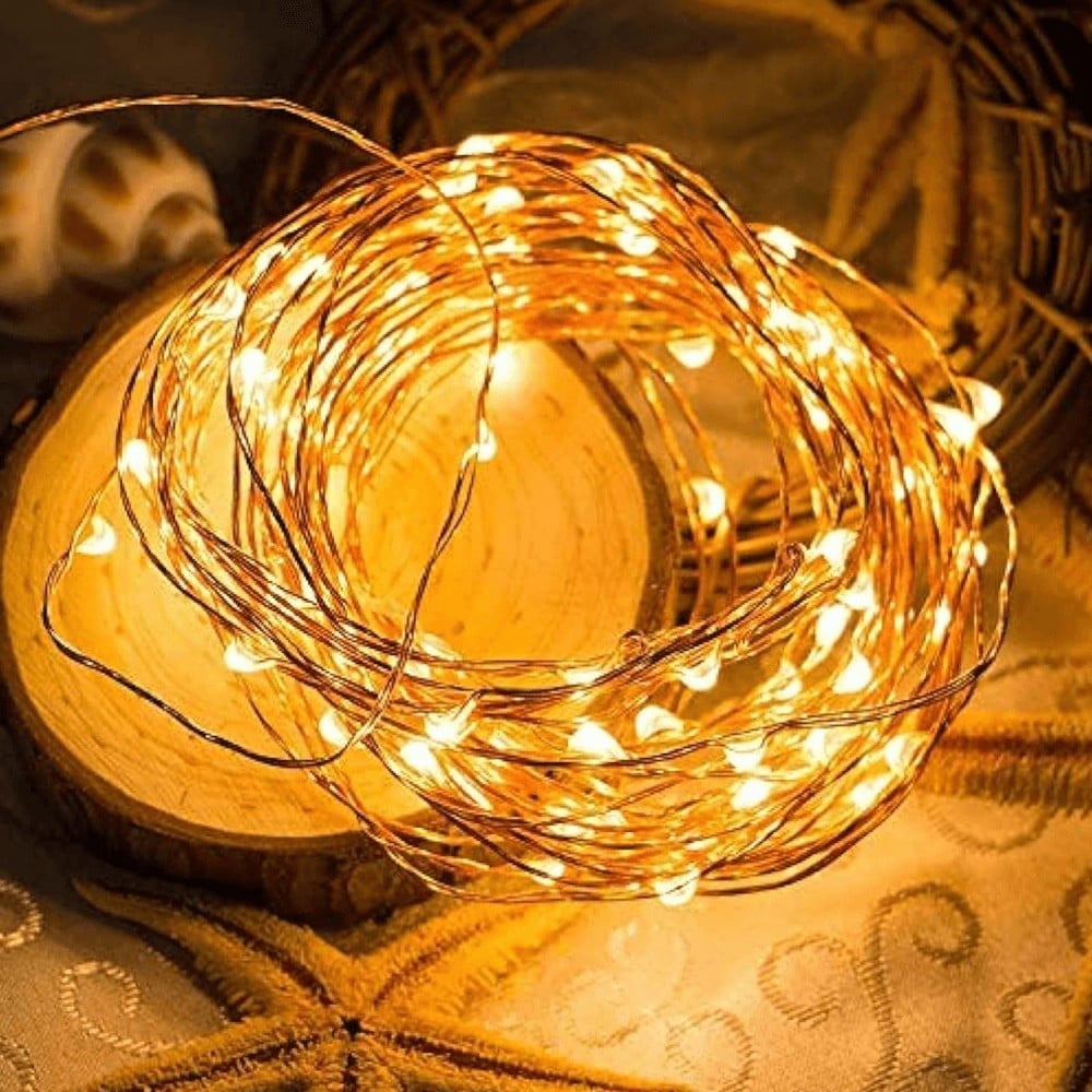 Warm White 5 m Copper String Light by Lexton Price - Buy Online at ₹102 ...