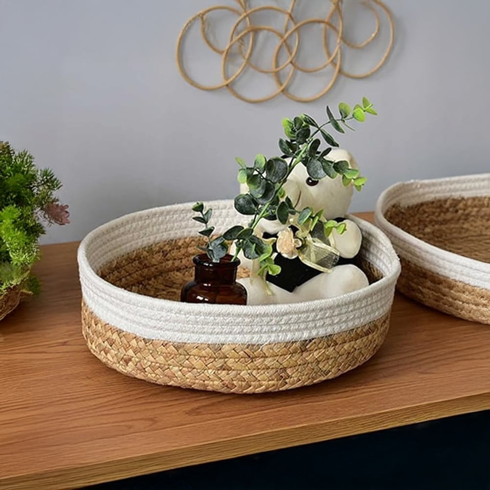 Veraa VERAA Multipurpose Basket (White & Beige) Price - Buy Online at Best ...