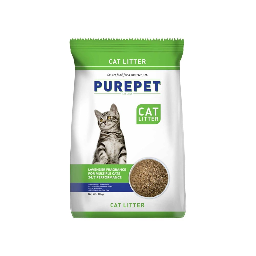 PurePet Odor Control Lavender Cat Litter Price - Buy Online at ₹531 in ... - Cat Litter Odor Absorbing Crystals With Lavender