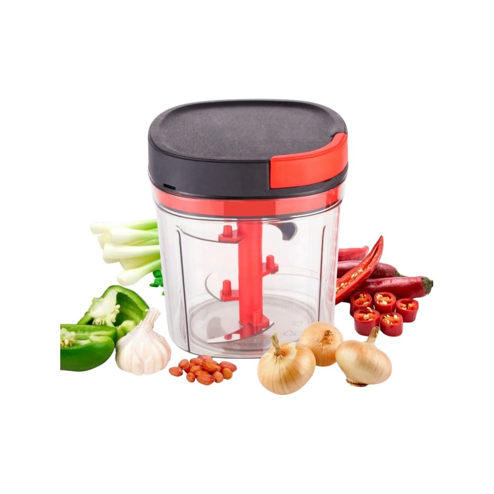 VniQ ABS Plastic Hand Pull Vegetable Chopper (1000 ml) Price - Buy ...