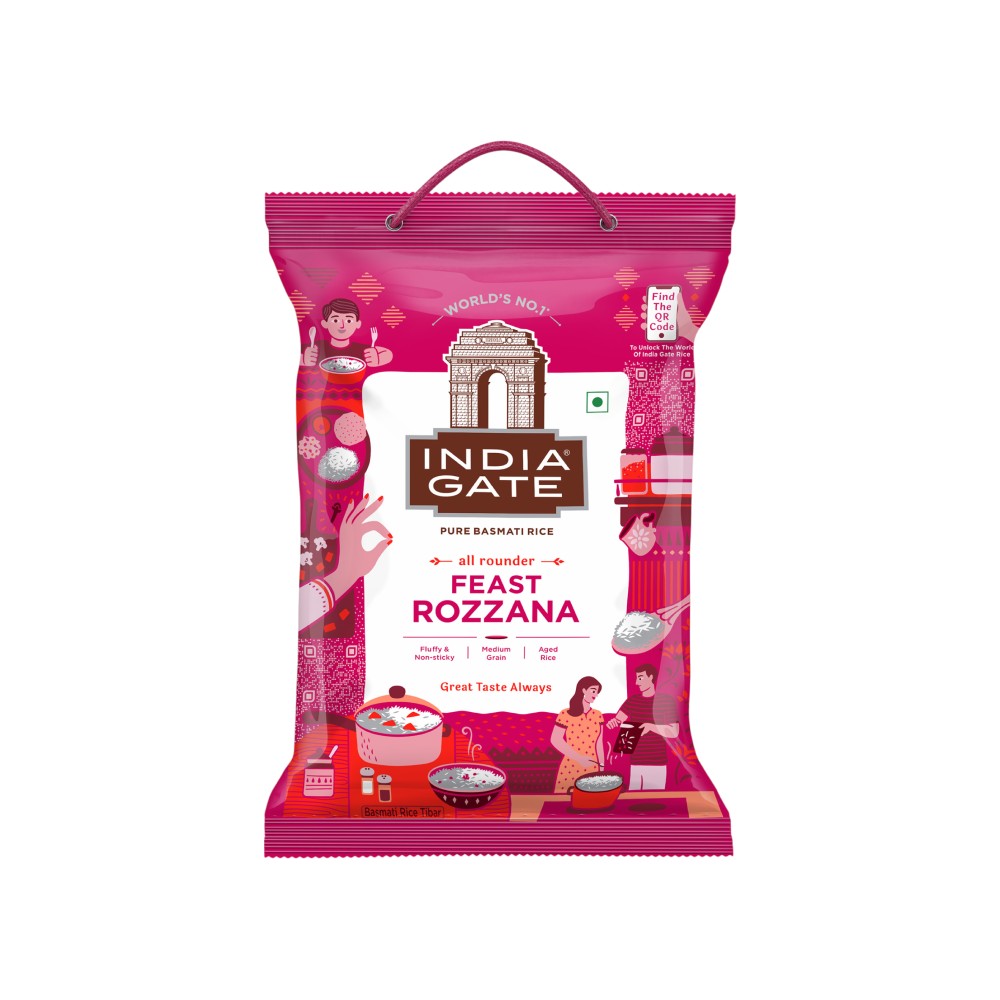 Pink Basmati Rice India Gate Feast Rozana Basmati Rice Price - Buy Online at ₹420 in India