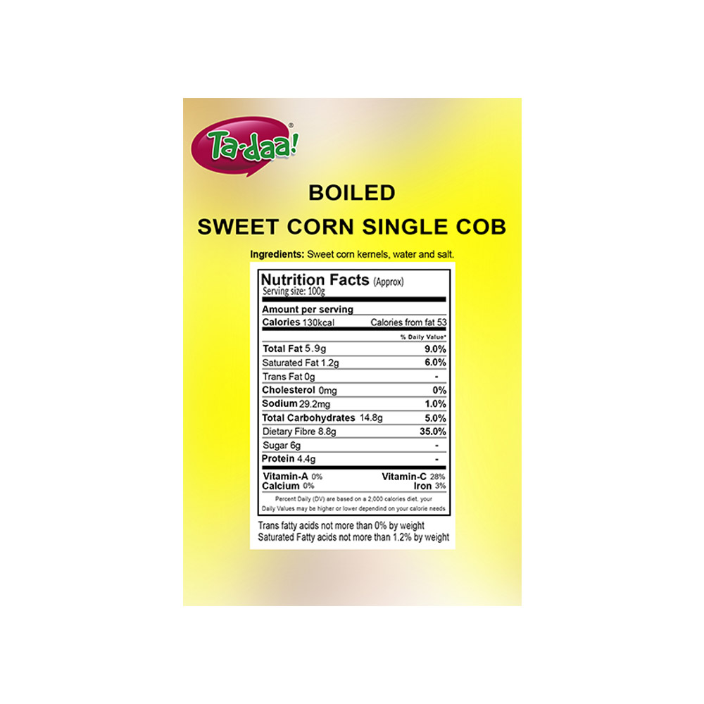 Ta-daa! Boiled Corn Single dummyptype Price - Buy Online at Best Price ...