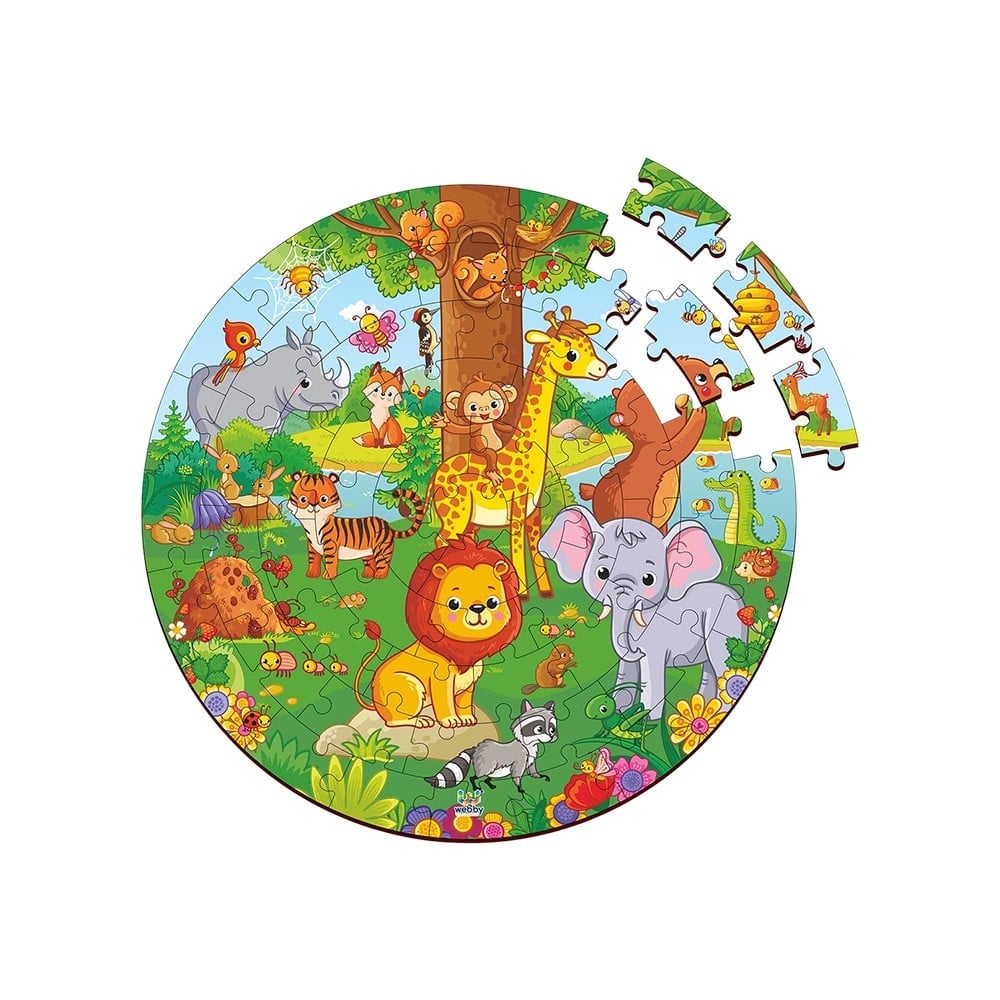 Webby Toys Jungle Jigsaw Puzzle Price - Buy Online at Best Price in India