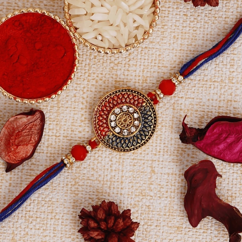 Round Designer Rakhi eCraftIndia Price - Buy Online at Best Price in India