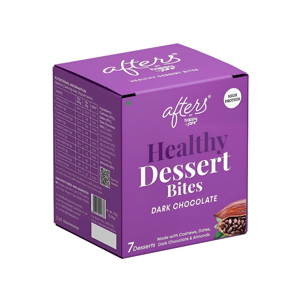 Happy Jars Afters Healthy Dark Chocolate Dessert Bites Price - Buy ...