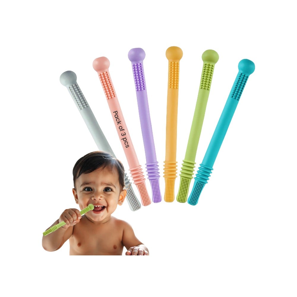 Toothbrush Rattle Kidology Tube Teether Toy (Multicolour) Price - Buy Online at Best ...
