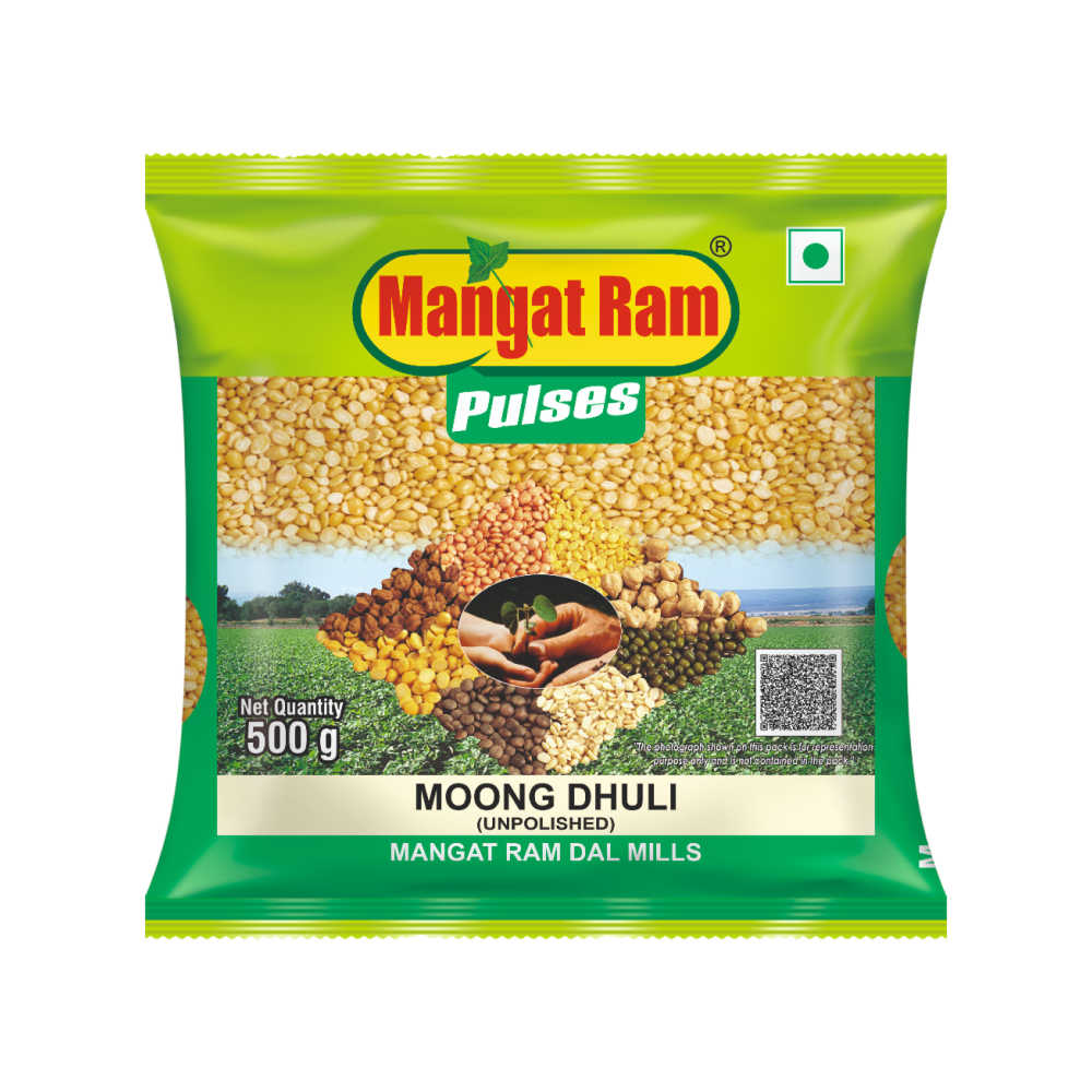 Mangat Ram Unpolished Moong Dal (Dhuli) - Fresh delivery in Aurangabad
