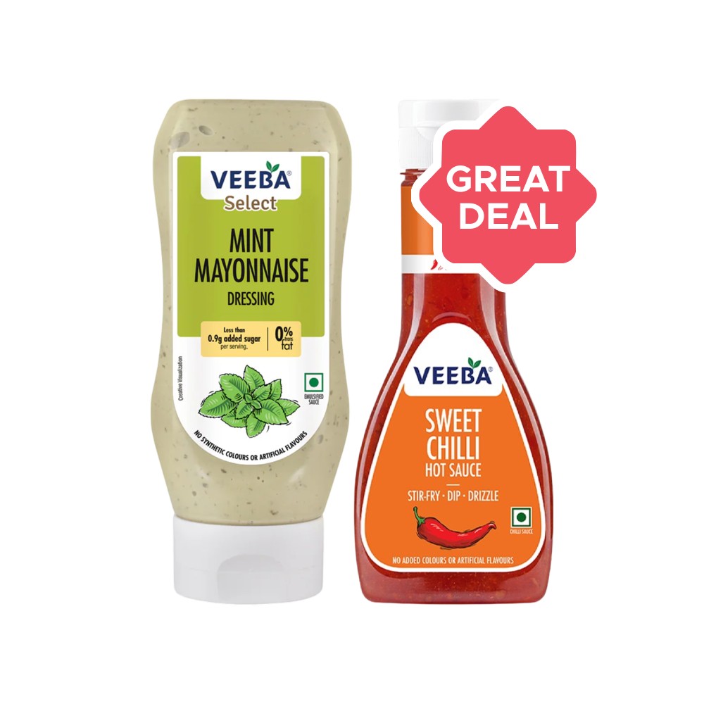 Veeba Sweet Chilli Sauce Mint Flavoured Mayonnaise Combo Price Buy 