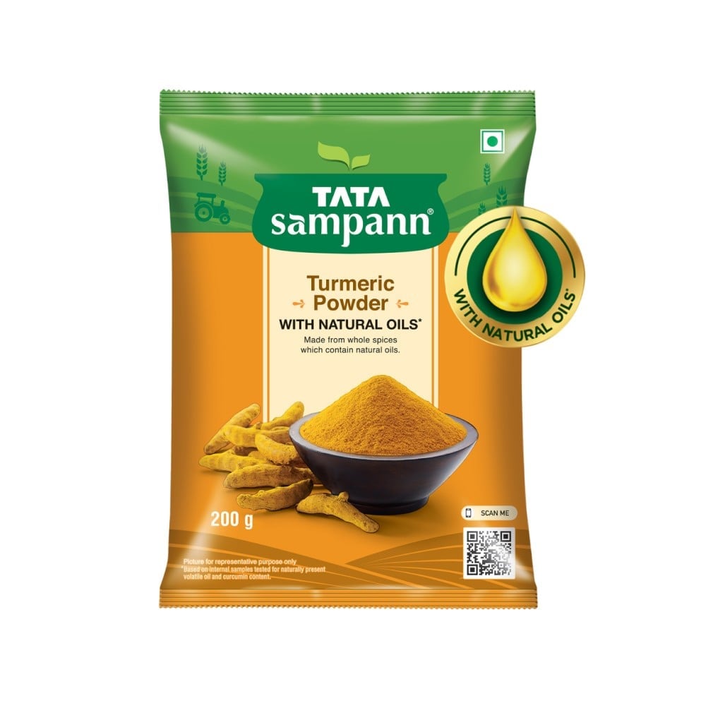 Tata Sampann Turmeric Powder with Natural Oils (Haldi)